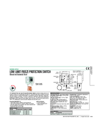 Thumbnail of document Brochure - DFS2 Low Limit Freeze Protection Switch
